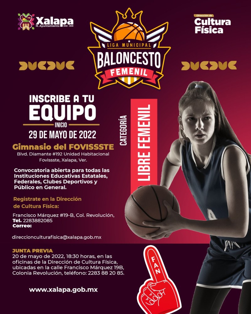 Invita Ayuntamiento a participar en la Liga Municipal de Baloncesto Femenil  - Revista el Tlacuilo